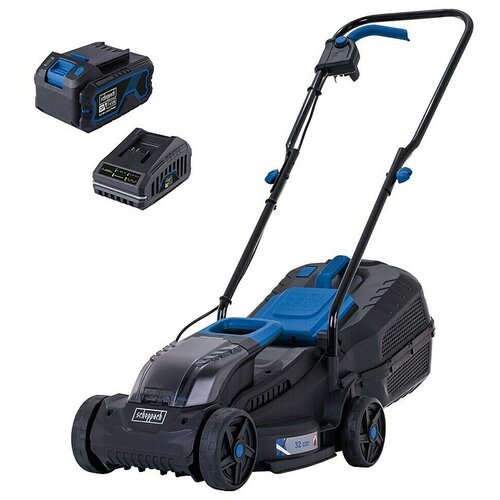 Scheppach IXES 20V Akumulatorska kosilnica BC-MP320-X (20 V, 1 baterija, 4 Ah, Širina reza: 32 cm) productname.garantie.plussign BAUHAUS garancija 5 let za naprave na električni ali motorni pogon Cene