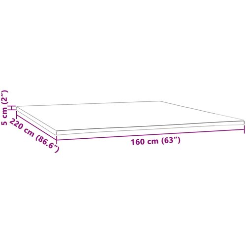  Nadmadrac 160 x 220 x 5 cm Slike