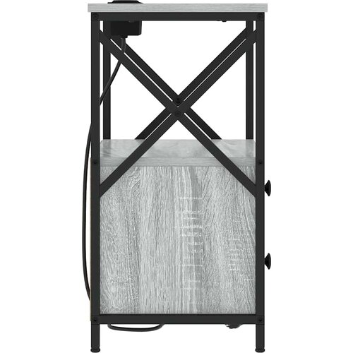  Noćni ormar Siva Sonoma 40 x 31 x 60 cm Konstruirano drvo Slike