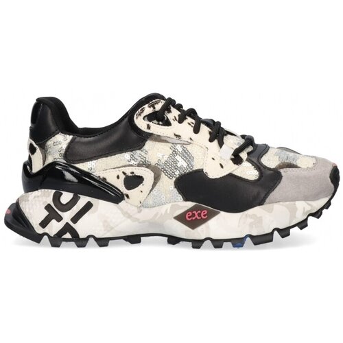 Ex&amp;eacute; Shoes Modne superge EX&amp;Eacute; 134-10 - Cow Black White Večbarvna Slike