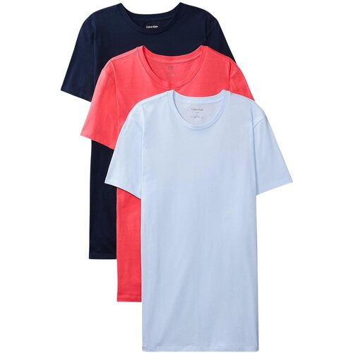 Calvin Klein Jeans Spodnje majice S/S CREW NECK 3PK LV00NB4051 Rožnata Slike
