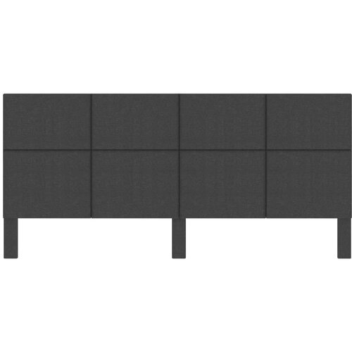  Uzglavlje od tkanine tamnosivo 200 x 200 cm Slike