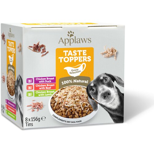 Applaws Taste Toppers probno mje&amp;scaron;ovito pakiranje 8 x 156 g - Mje&amp;scaron;ovito pakiranje - u umaku Slike