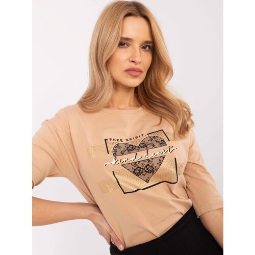 Calimera Blouse-CLM-BZ-0012.94-camel Cene