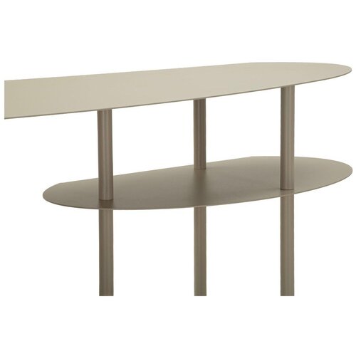 Mauro Ferretti Sivo-bež kovinska stranska mizica 34x118 cm Saturn &amp;ndash; Slike