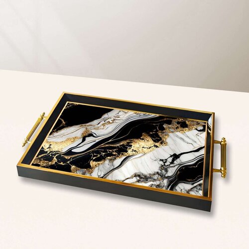 Aberto Design Poslužavnik TPA10016 50 x 29 x 3.5 cm, Šareni Cene
