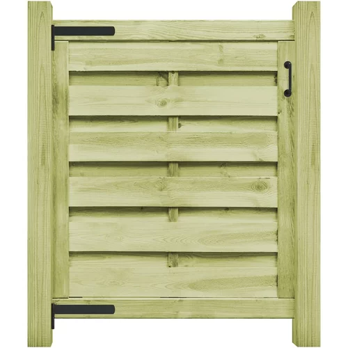  vrata od impregnirane borovine 100 x 100 cm zelena