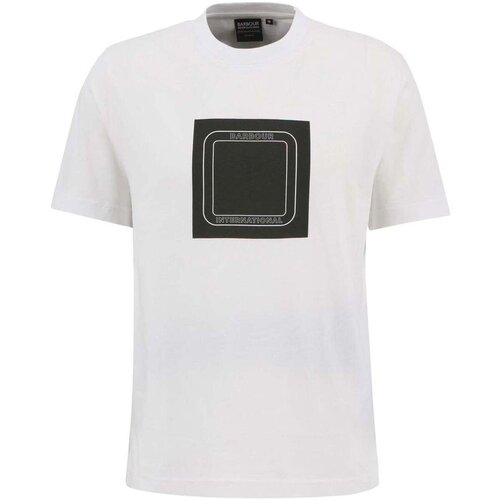 Barbour Loop Graphic T-Shirt White Bijela Slike