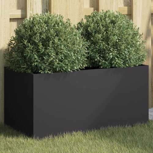 vidaXL Sadilica crna 62 x 30 x 29 cm od hladno valjanog čelika Cijene