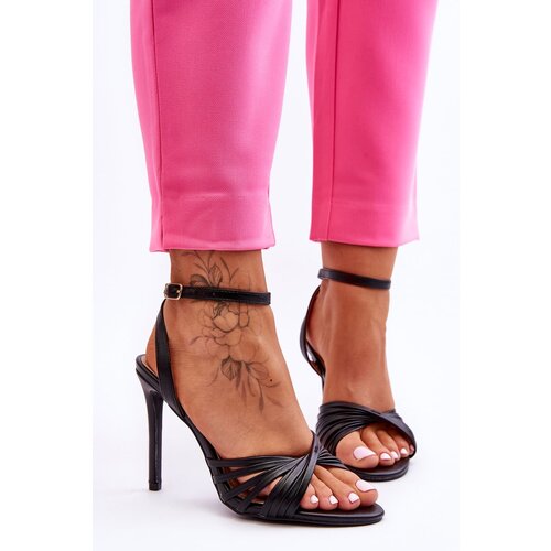 WS1 Women&amp;#039;s High Heel Sandals Black My Darling Slike