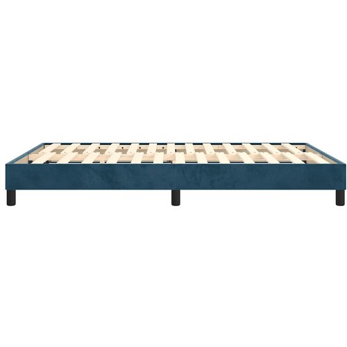  Okvir za krevet s oprugom tamnoplavi 140x190 cm bar&amp;scaron;unasti Slike