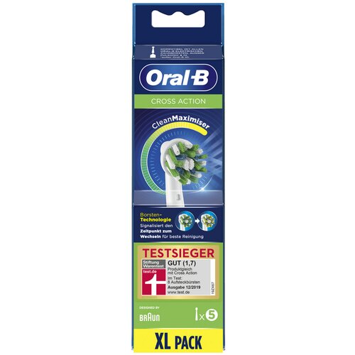 Oral-b Aufsteckbürsten Cross Action 5er CleanMaximizer, Weiß Cene