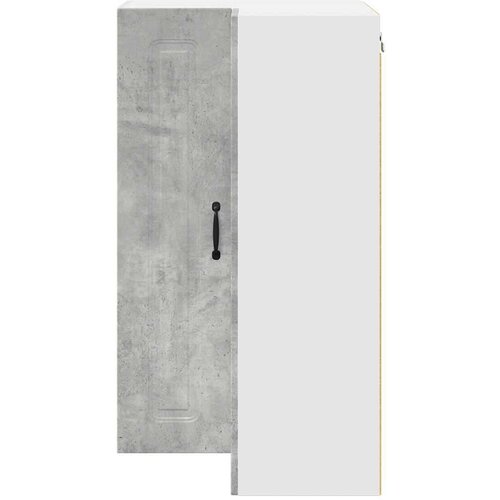 VidaXL zidni kuhinjski ormarić zidne betonski sivi 57 x 57 x 100 cm Slike