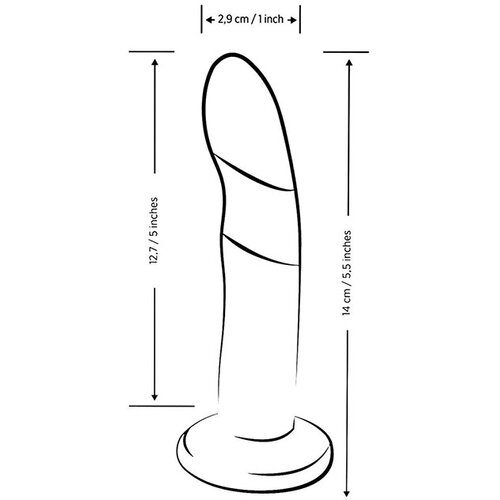 ROMP Dildo Piccolo, 14cm, &amp;Scaron;areni Slike