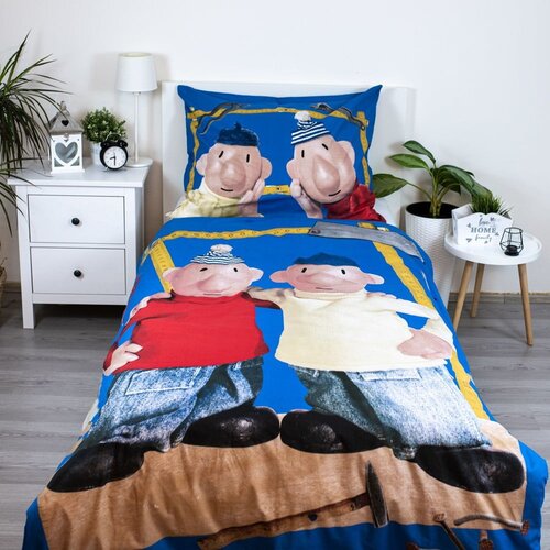 Jerry Fabrics Pamučna dječja posteljina za krevet za jednu osobu 140x200 cm Pat a Mat &amp;ndash; Slike