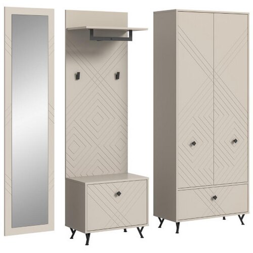 XXXL Predsoba Notes, 4-Delna, Pribl. 215x190x35cm Slike