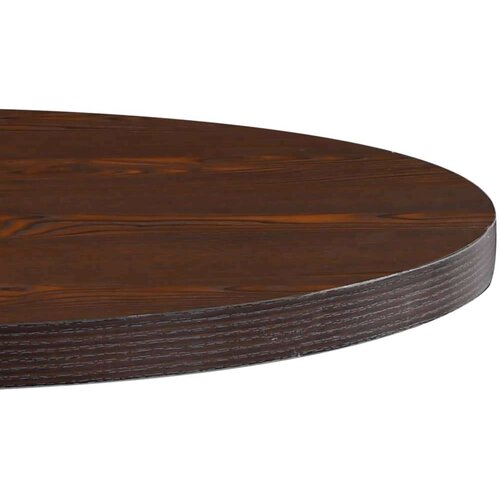 VidaXL bistro stol tamnosmeđi 80 cm mdf Slike