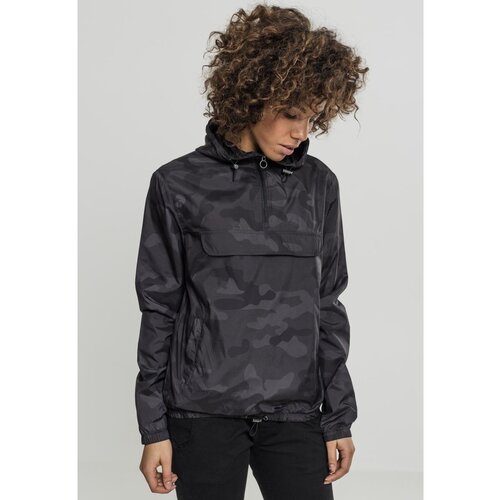 Urban Classics Ladies Camo Pull Over Jacket darkcamo Cene