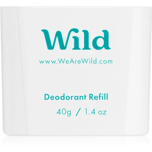 WILD Fresh Cotton & Sea Salt Men trdi dezodorant nadomestno polnilo 40 g