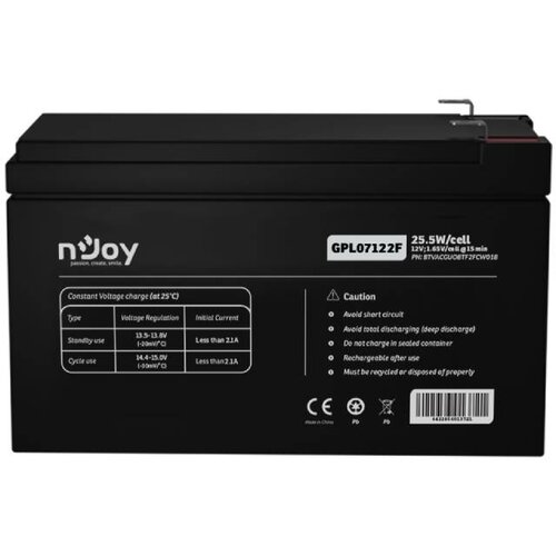 Njoy GPL07122F baterija za ups 12V 7Ah (BTVACGUOBTF2FCW01B) Slike
