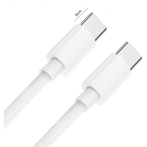 RIFF CP USB-C v USB-C PD 60 W 3 A Super Fast Charge Univerzalni 1 m kabel z 8 mm dolgimi priključki Bela, (21633549) Cene