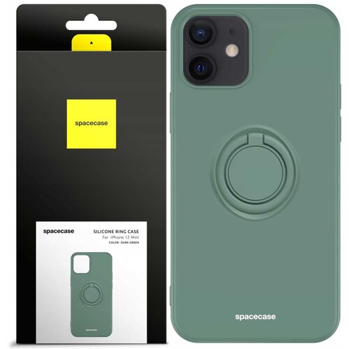 Spacecase SILIKONSKI OVITEK RING ZA IPHONE 12 MINI TEMNO ZELEN, (21962132) Cene