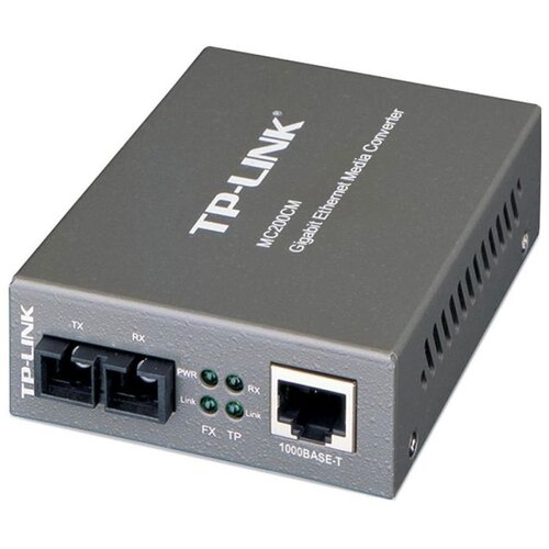  Media Filter TP-Link MC200CM, 1000Mbps RJ45 to 1000Mbps multi-mode SC fiber Converter, Full-duplex,up to 550m, switching power a Cijene