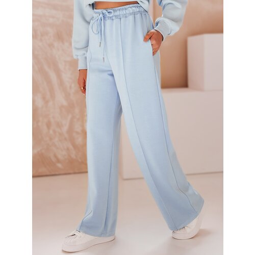 DStreet Spodnie damskie dresowe DRESSANIK niebieskie Slike