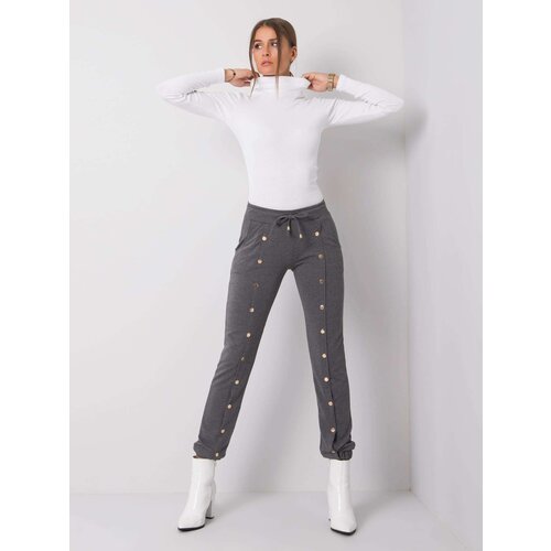 RELEVANCE Sweatpants-RV-DR-6016.08-dark gray Cene
