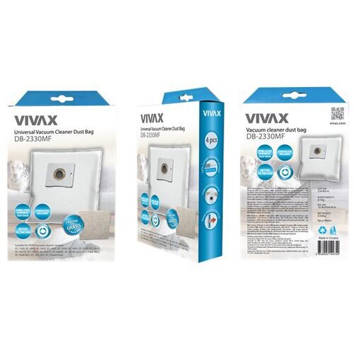 Vivax VREČKE ZA SESALNIK+FILTER 4/1 DB-2330MF VIVAX Slike