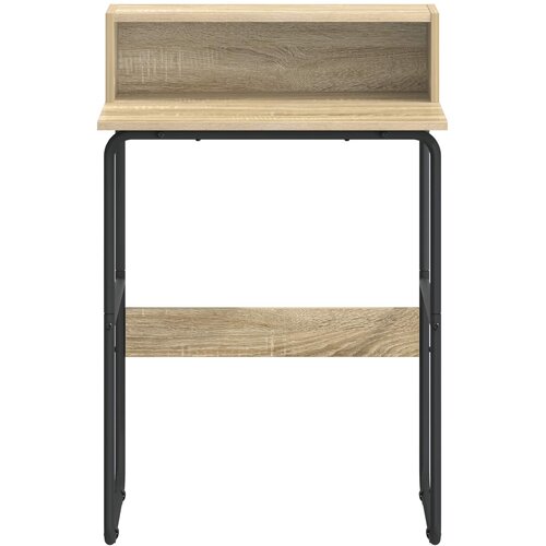  Stol s pohranom Hrast sonoma 60 x 50 x 91 cm Slike