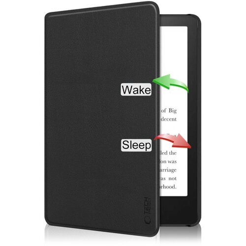 TECH-PROTECT SMARTCASE futrola za KINDLE PAPERWHITE VI / 6 / COLORSOFT / SIGNATURE EDITION BLACK Slike