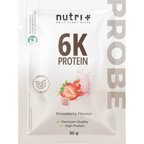 Nutri Vegan 6K proteinski prah, probna veličina - Strawberry Slike