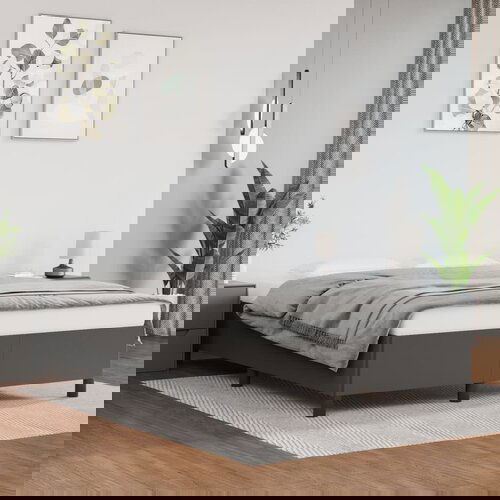 vidaXL Okvir za krevet sivi 140x190 cm od umjetne kože Cijene