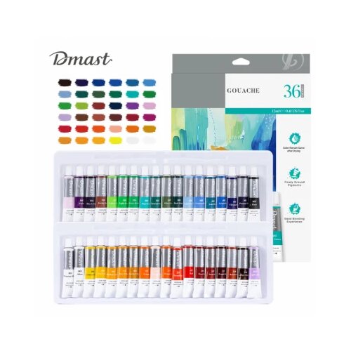  TEMPERE DELI UMETNIČKE GOUACHE 12ml DMAST PEBEO 1/36 EC320-36 Cene