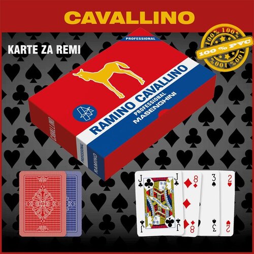 Dal Negro &amp;quot;CAVALLINO&amp;quot; karte za remi Slike