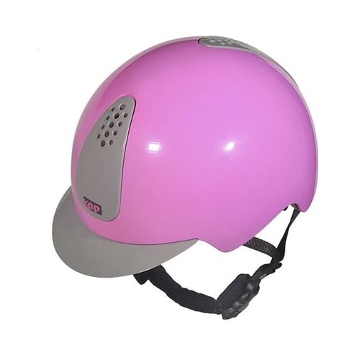 KEP Italia Otro&amp;scaron;ka čelada za jahanje &amp;quot;Keppy&amp;quot; - Pink/Siva Slike