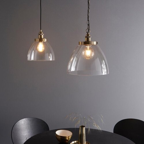  Endon 102926 - Luster na lancu HANSEN 1xE27/10W/230V mesing Slike
