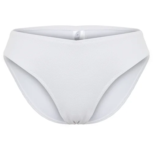 Trendyol White Textured Bikini Bottoms