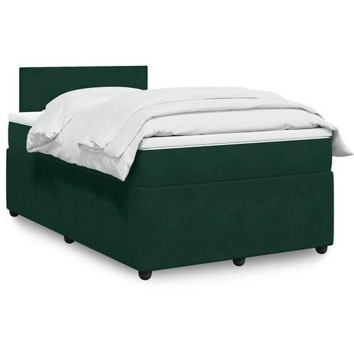  Krevet box spring s madracem tamnozeleni 120x190 cm bar&scaron;unasti Cijene