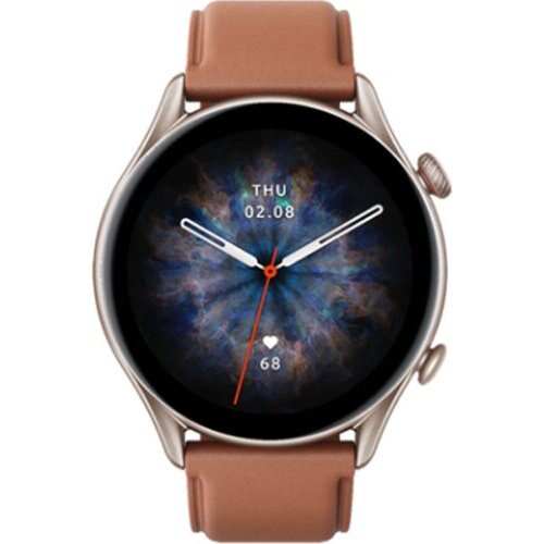 3 Amazfit GTR 3 Pro Brown Leather pametan sat Slike