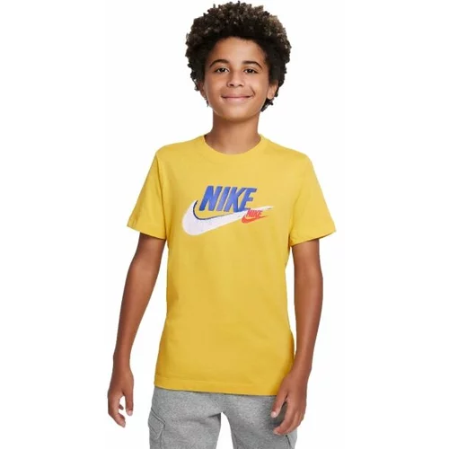 Nike NSW SI SS TEE Majica za dječake, žuta, veličina