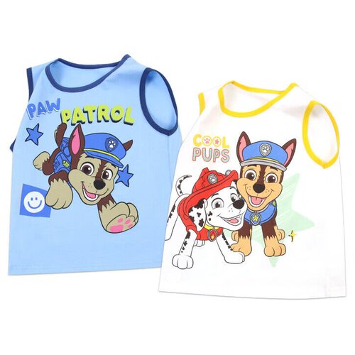 Paw Patrol Dečja majica bez rukava PA1913P2, 2 komada, Plavo-bela Cene