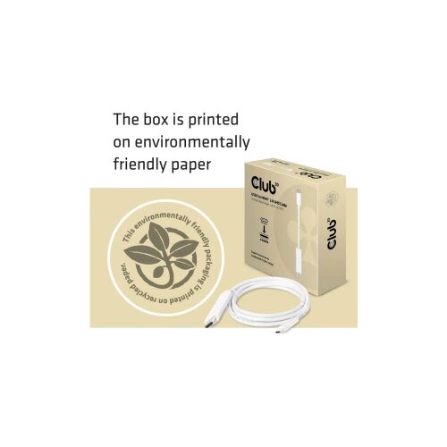 Club3d USB-C&reg; / HDMI adapterski kabel USB-C&reg; vtič\, HDMI-A vtič 1.80 m bela CAC-1514 USB-C&reg;-Display kabel, (20417649) Cene