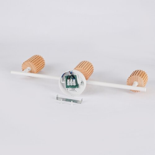  Brilagi - Spot svetiljka MODERN WOOD 3xGU10/8W/230V drvo/bela Slike