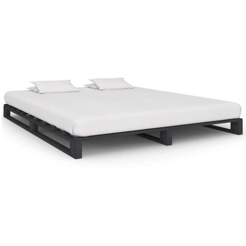  Za krevet od paleta od masivne borovine sivi 200 x 200 cm Cene