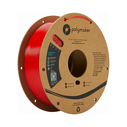 Polymaker PolyLite PETG Red - 2,85 mm
