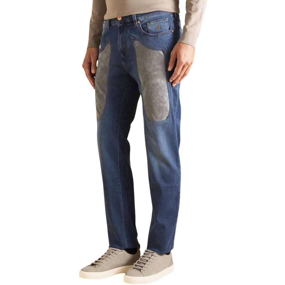 Jeckerson Kavbojke slim JOHN 5 TASCHE TOPPA JUPPA077JOHN002 DNDTFDENI043 U047 Modra Cene