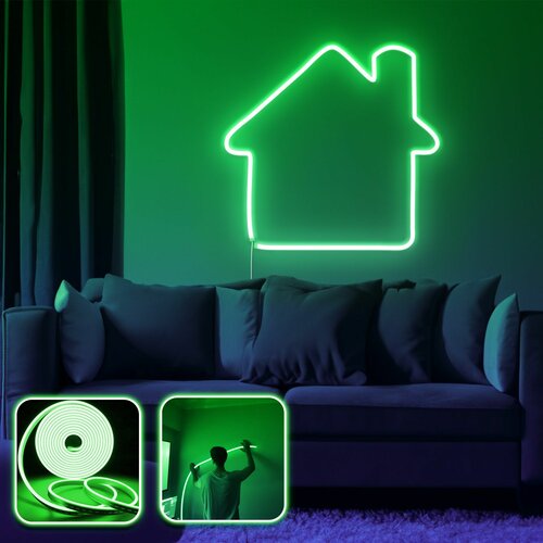 Opviq home - medium - green green decorative wall led lighting Slike