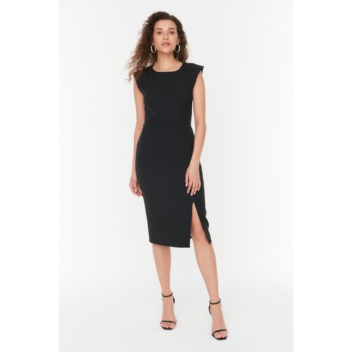 Trendyol Ženska obleka TWOSS22EL00341/Black Slike